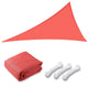 DIY 22' Triangle Shade Wind Sail Shade Canopy