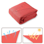 DIY 22' Triangle Shade Wind Sail Shade Canopy