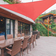 DIY 22' Triangle Shade Wind Sail Shade Canopy