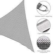 DIY 28' Triangle Shade Sail Tarp for Patios