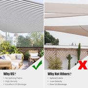 DIY 28' Triangle Shade Sail Tarp for Patios
