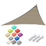 DIY 25' Triangle Shade Wind Sail Shade Canopy