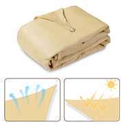 DIY 8' x 10' Rectangle Shade Sail for Patios Pool