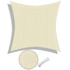 DIY 16' Square Shade Wind Sail Shade Canopy Water Resist