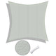 DIY 16' Square Shade Wind Sail Shade Canopy Water Resist