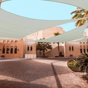 DIY 16' Square Shade Wind Sail Shade Canopy Water Resist