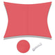 DIY 10x13 Ft Rectangular Sun Shade Canopy For Patio Garden