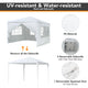 DIY 10 x 10 ft Outdoor Wedding Party Tent w/ 4 Sidewalls Color Optional