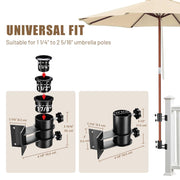 DIY Patio Umbrella Holder attach to Chairs, Deck Railing (D2 5/16")
