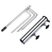 DIY Metal In-ground Sand Anchor for Poles (D 1 7/16")