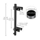 DIY Deck Railing Umbrella Holder Vertical Mount D1 9/16" Poles