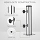 DIY Stainless Steel Umbrella Base Deck/Concrete Mount D 2 1/8"