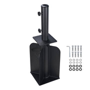 DIY In-Ground Flush Mount Umbrella Base Plate for 2" Posts