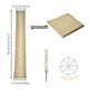 DIY Outdoor Patio Umbrella Cover for 10ft Umbrellas Red/Tan
