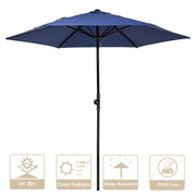 DIY 7.5 Foot Patio Umbrella Tilting Crank Lift 6-Rib