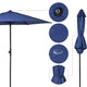 DIY 7.5 Foot Patio Umbrella Tilting Crank Lift 6-Rib