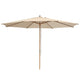 13 Foot Wooden Patio Umbrella Color Options