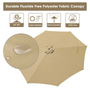 DIY 13 Foot Wooden Patio Umbrella Color Options