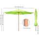 13 Foot Wooden Patio Umbrella Color Options