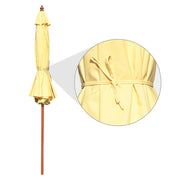 DIY 9 Foot Wooden Patio Umbrella Color Options