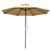 DIY 9 Foot Wooden Patio Umbrella Color Options