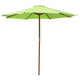 9 Foot Wooden Patio Umbrella Color Options