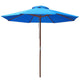 DIY 9 Foot Wooden Patio Umbrella Color Options