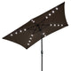 10 x 6.5 Foot Patio LED Solar Umbrella Color Options