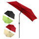 DIY 10ft Patio Outdoor Half Umbrella Color Options