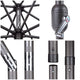 DIY 9 Foot Tilting Patio Umbrella with Light 3-Tiered