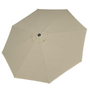DIY 10 ft Tilting Outdoor Patio Umbrella 220g Yarn-dyed Canopy UV50+