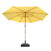 DIY 13 Foot Wooden Outdoor Umbrella and Rolling Base