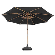 DIY 13 Foot Wooden Outdoor Umbrella and Rolling Base