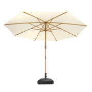 DIY 13 Foot Wooden Outdoor Umbrella and Rolling Base