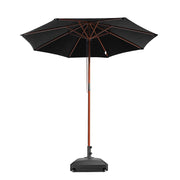 DIY 9 Foot Wooden Outdoor Umbrella and Stand