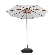 DIY 9 Foot Wooden Outdoor Umbrella and Stand