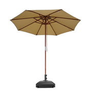 DIY 9 Foot Wooden Outdoor Umbrella and Stand