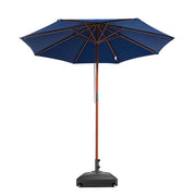DIY 9 Foot Wooden Outdoor Umbrella and Stand