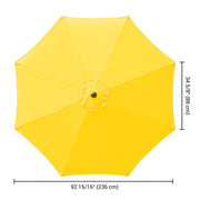 8 ft Patio and Market Umbrella Replacement Canopy