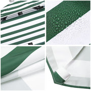 DIY 9 ft Patio Umbrella Replacement Canopy 8-Rib 3-Tiered