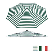 DIY 9 ft Patio Umbrella Replacement Canopy 8-Rib 3-Tiered