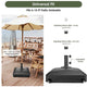 DIY 9 Foot Wooden Outdoor Umbrella and Stand