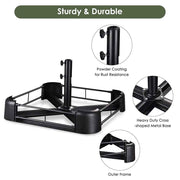 DIY 168 lb Umbrella Weight Sand Bags for 1 7/8" Poles