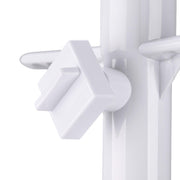 DIY 6 ft 8-Rib Fringe Beach Umbrella Tilt with Sand Auger Anchor