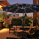 DIY Outdoor Umbrella Lights Battery Operated 9-10ft 8-Rib