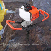 DIY EPA Gas Powered T-post Petrol Pile Driver 1300W 52cc