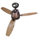 DIY 52" Oil-rubbed Bronze Ceiling Fan w/ Light & Remote Control