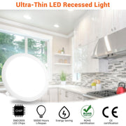 DIY 9 inch Canless Recessed Light 18W 1440LM LED Ceiling Light