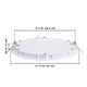 DIY 9 inch Canless Recessed Light 18W 1440LM LED Ceiling Light