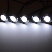 DIY 15x LED Deck Lights with Adapter for Step Stairs